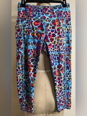 Constantly Varied Gear Exotic Kaleidoscope Printed Side Pocket Leggings Size M
